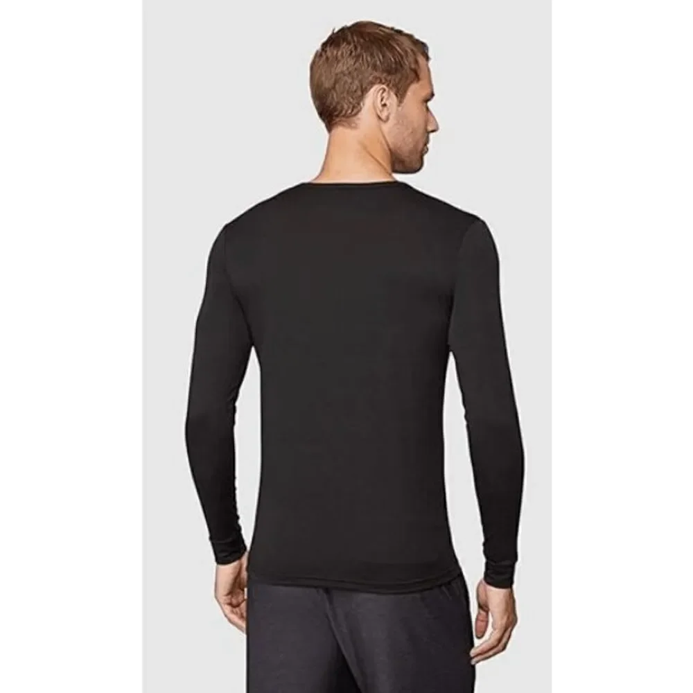 32* Heat Plus extra warm NEW size S black long sleeve crew neck base layer therm